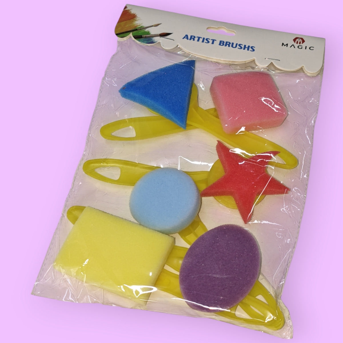 ESPONJA COLOR 6PCS
