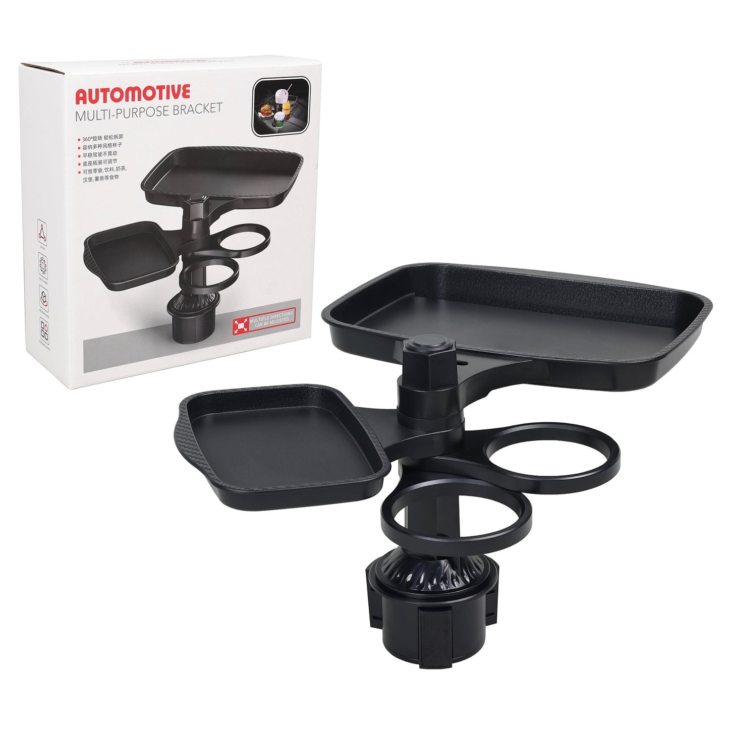 BANDEJA CON PORTAVASOS PARA CARRO CZ-94000