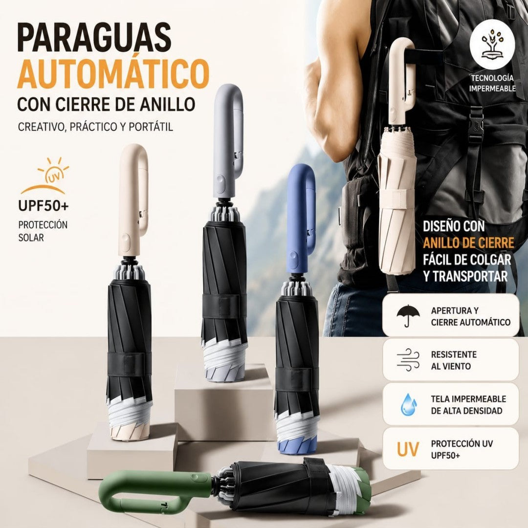 SOMBRILLA AUTOMATICA MANGO CLIP