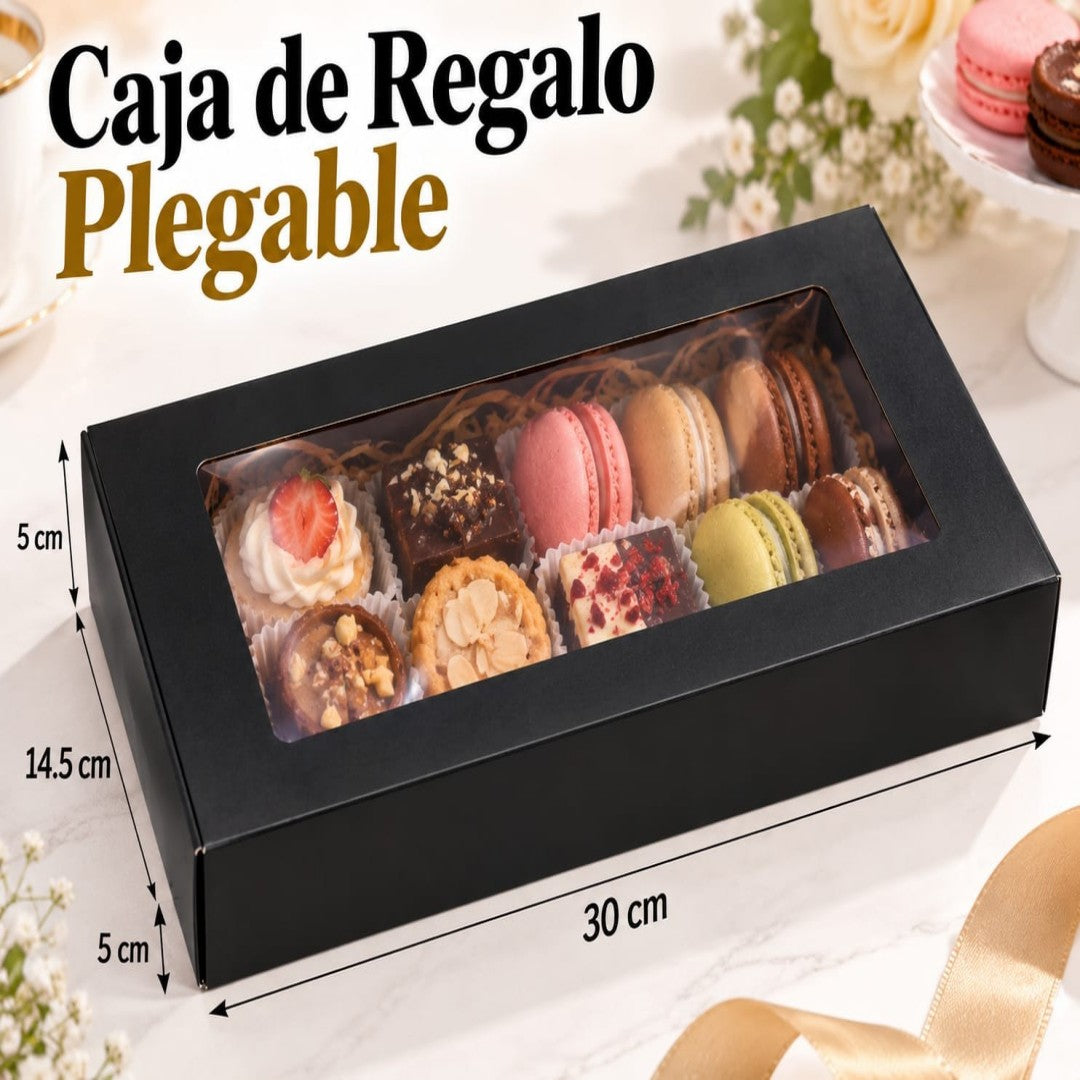 CAJA DE REGALO NEGRO 30*14.5*5CM