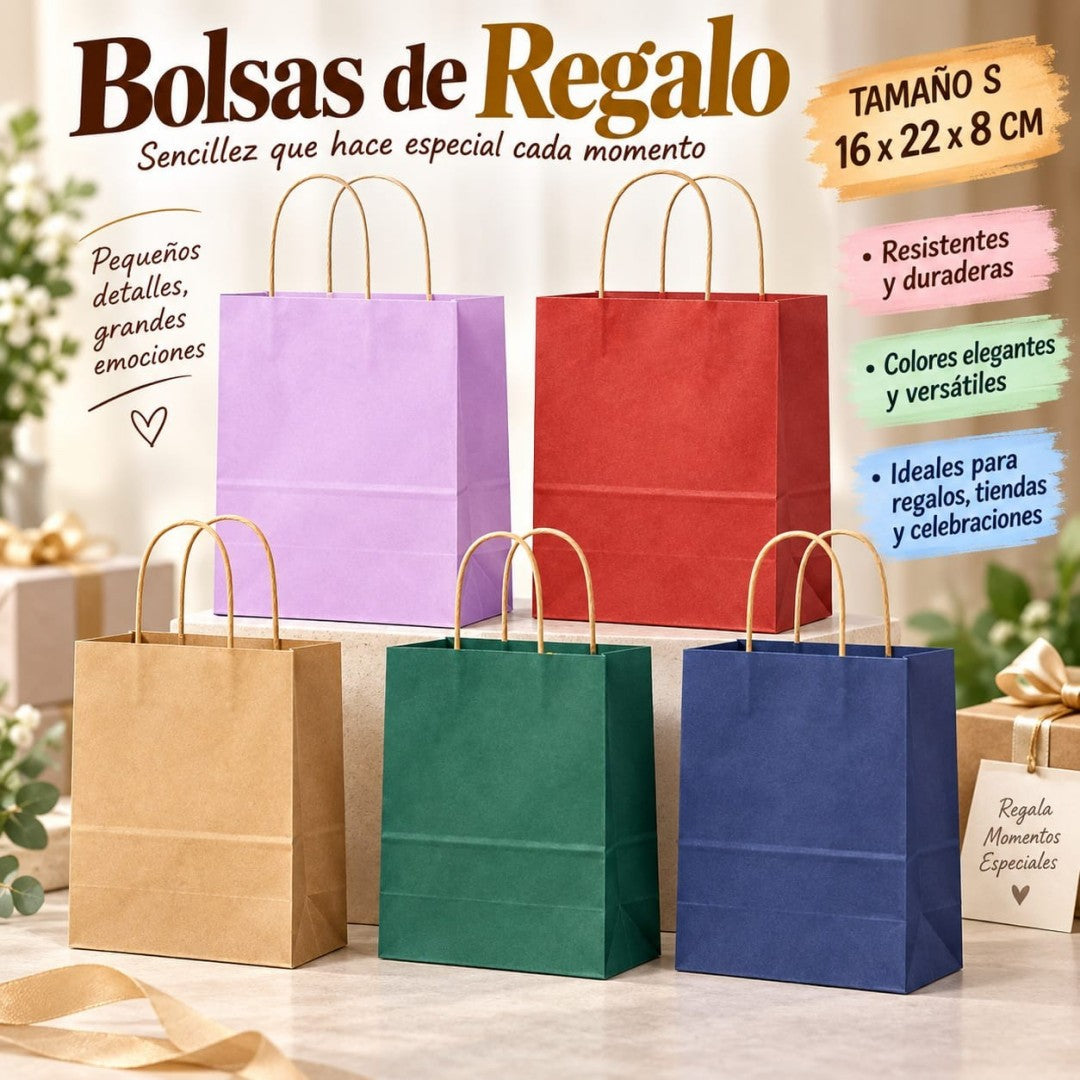 BOLSA REGALO PAPEL S LT-206S 16*22*8
