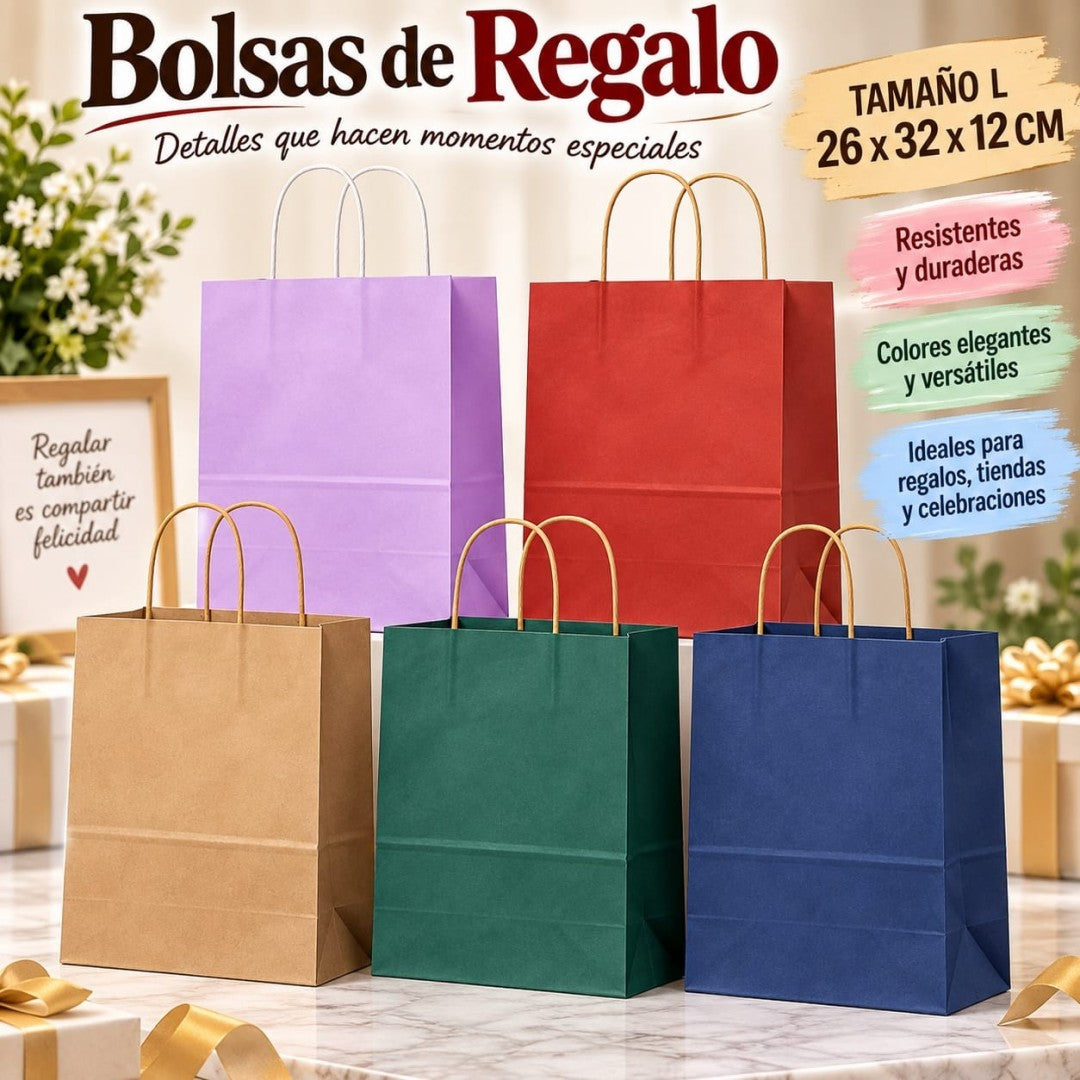 BOLSA REGALO PAPEL L LT-206L 26*32*12