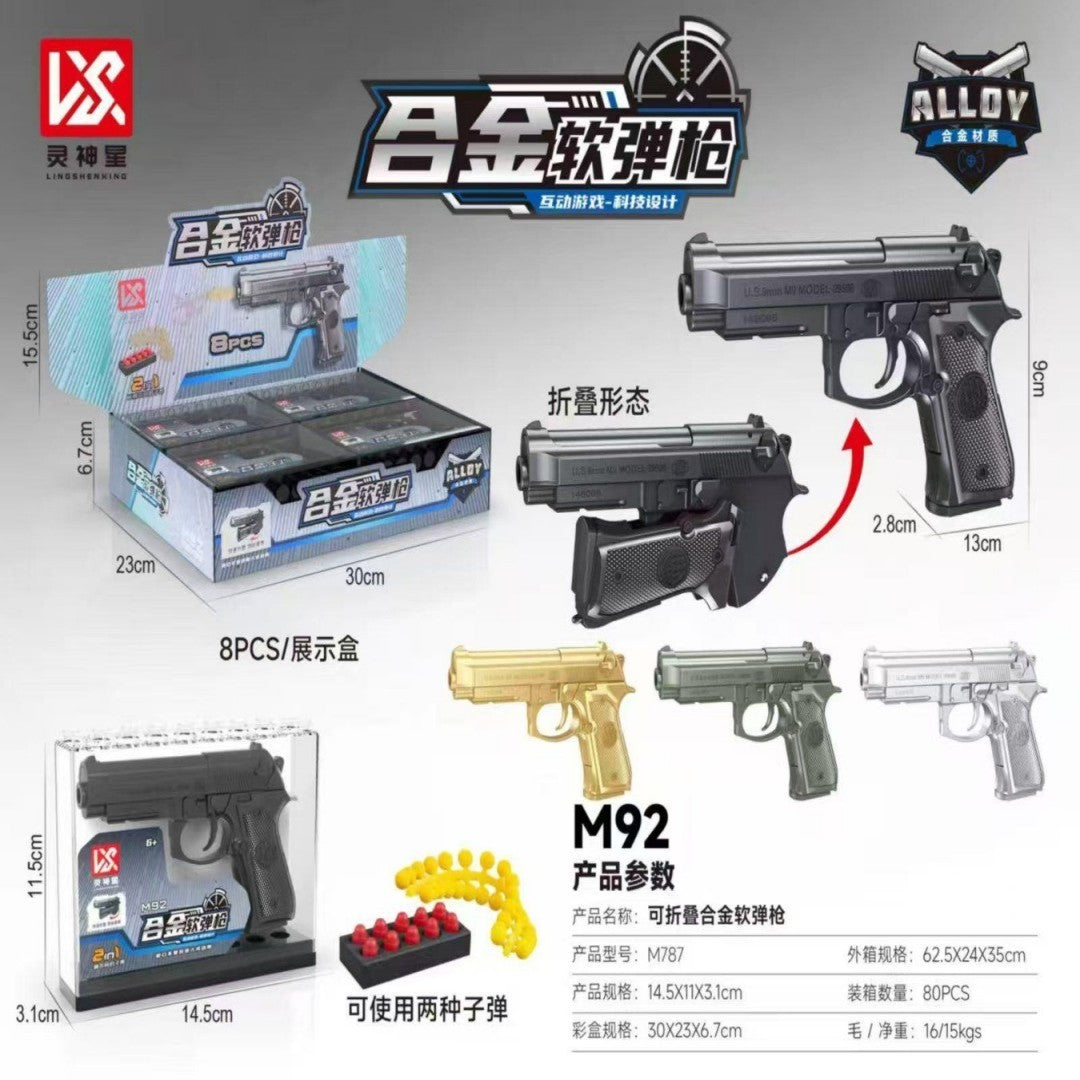 PISTOLA PLEGABLE METAL L7786