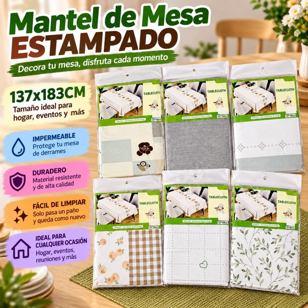 MANTEL PEVA 137*183