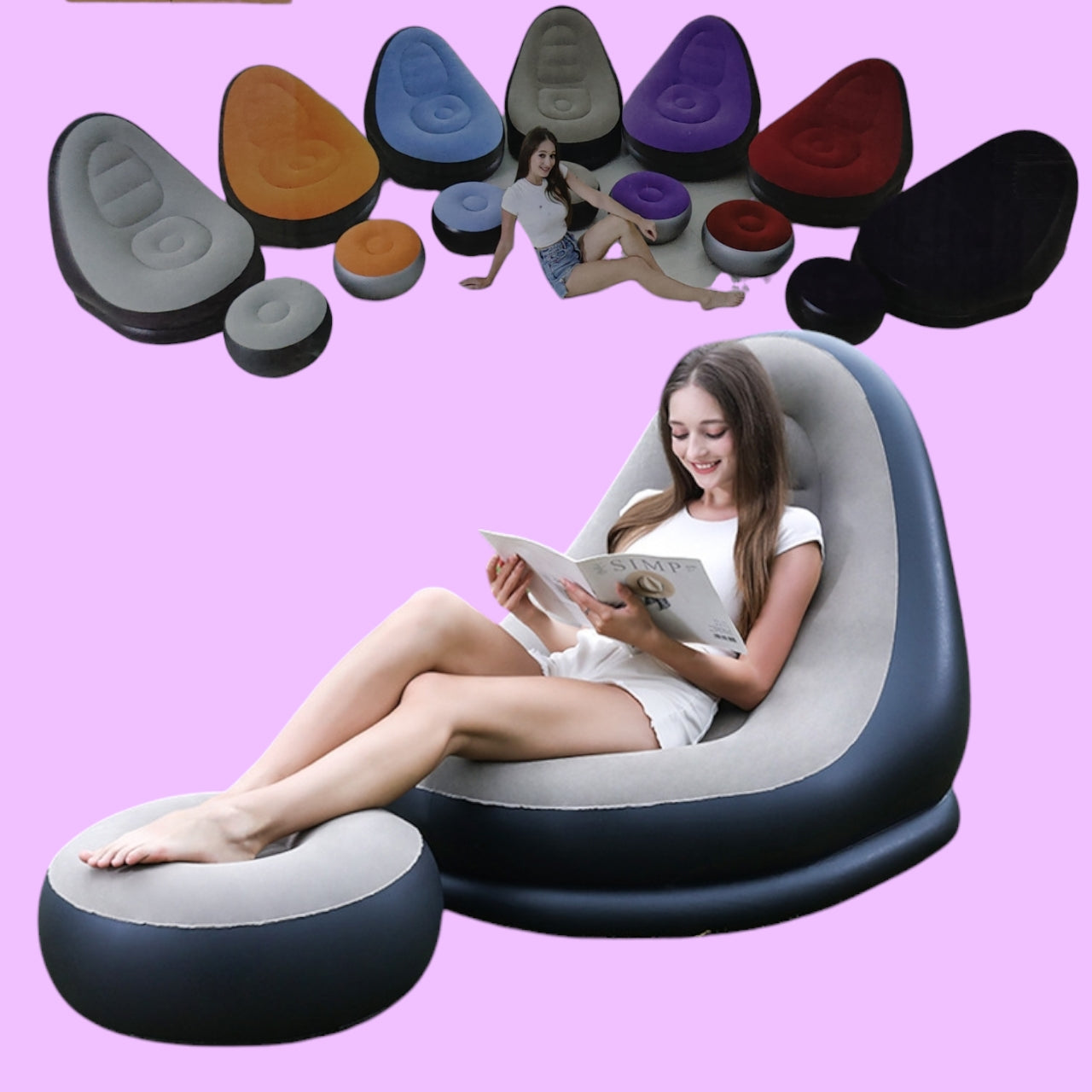 JUEGO SILLON INFLABLE B