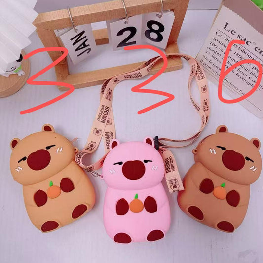 BOLSITO CAPIBARA NARANJA