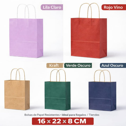 BOLSA REGALO PAPEL PEQ LT-206S 16*22*8