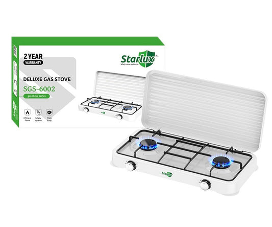 COCINA DE GAS 2 QUEMADORES BLANCO