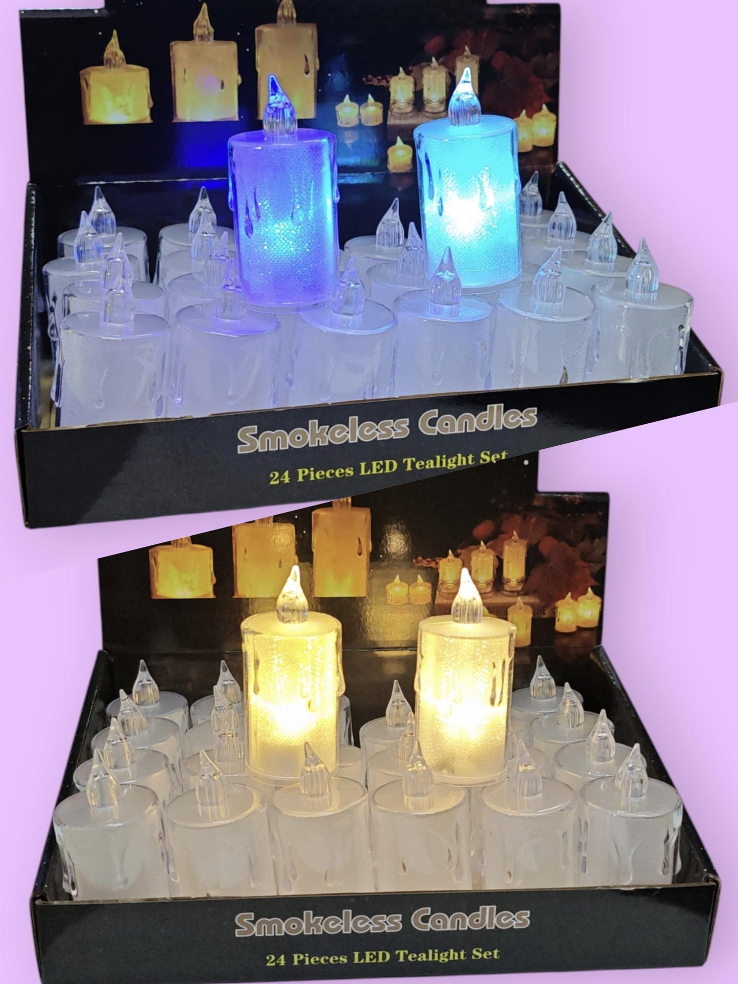 CANDELA LED CRISTAL GDE CALIDO