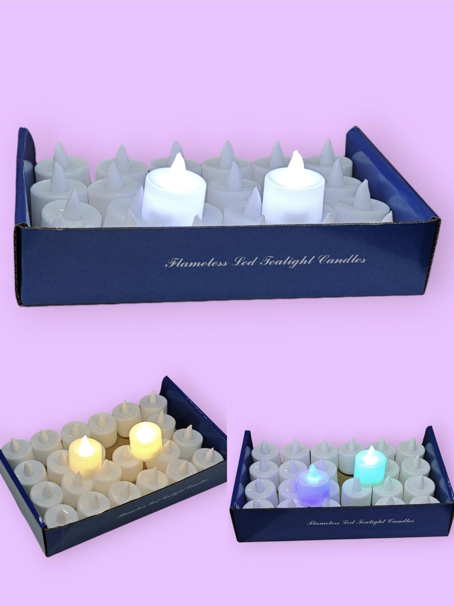 CANDELA LED 3CM COLOR