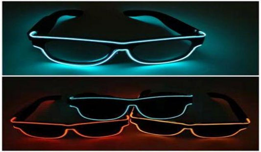 GAFAS CON LUZ RECARGABLE USB