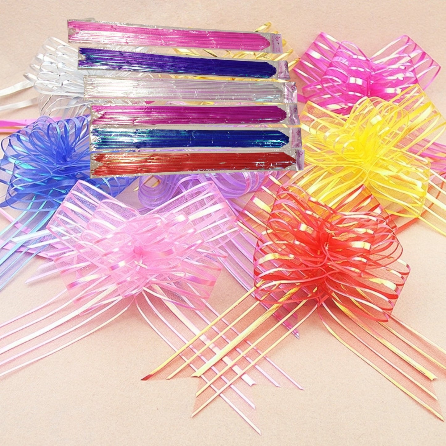 LAZO 30CM COLOR 10PCS BOLSA