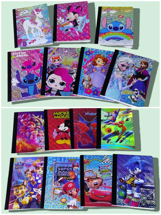 CUADERNO COSIDO  A5 50 HOJA B