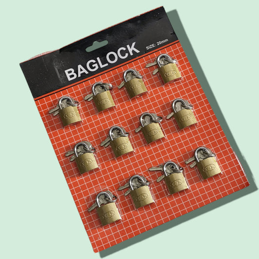 CANDADO AMARILLO 12PCS 20MM