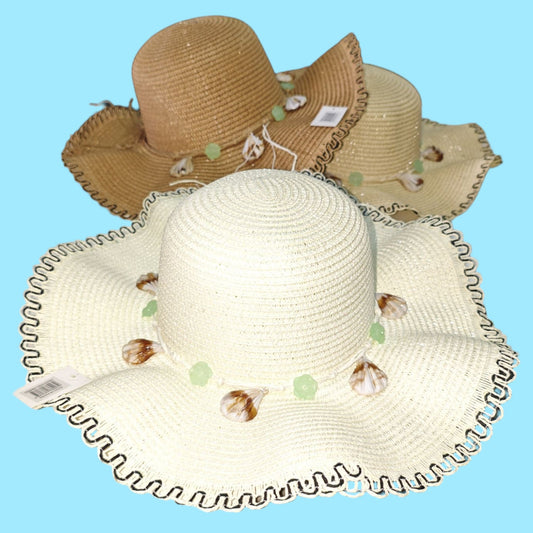 SOMBRERO MUJER CONCHA 4439