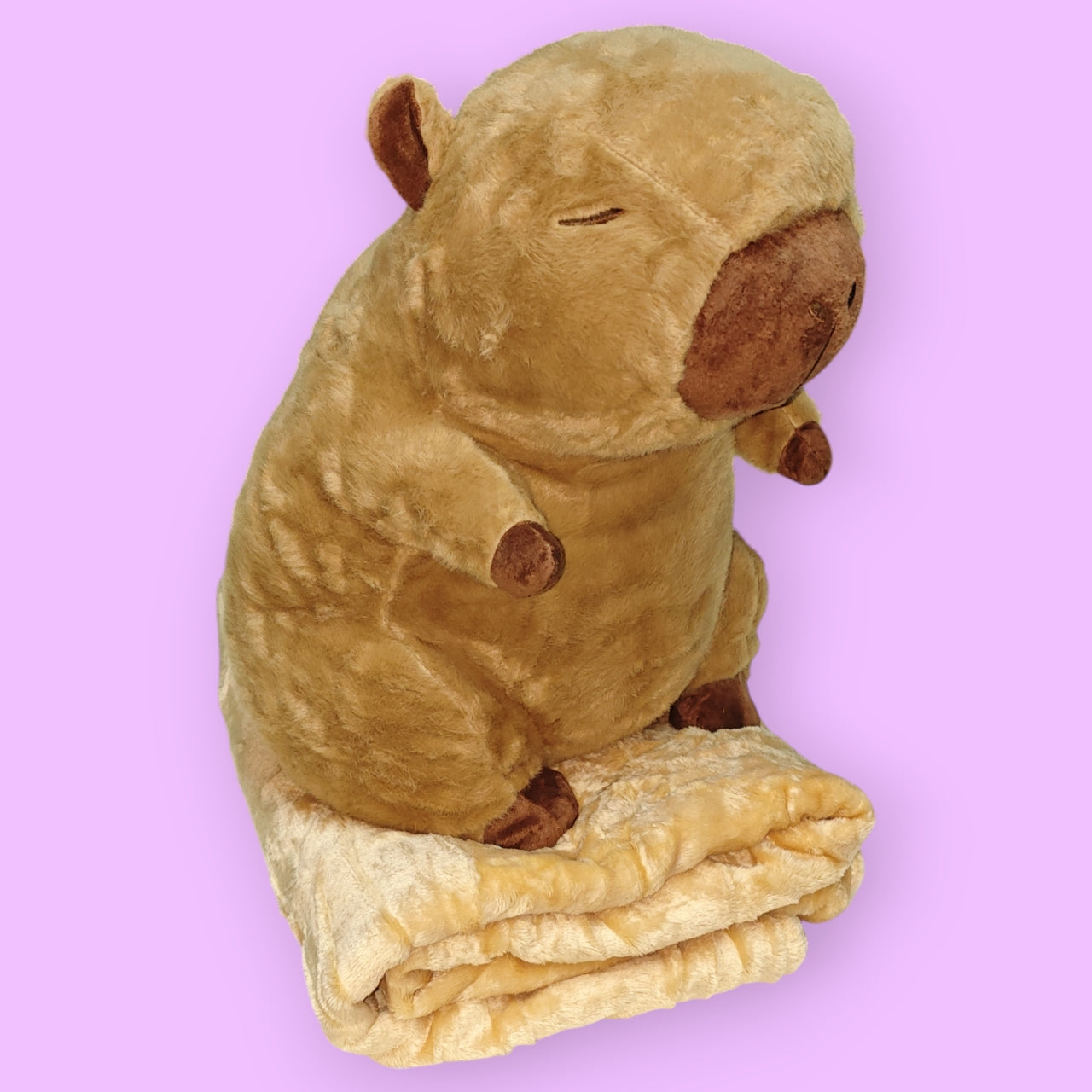 COBIJA ALMOHADA CAPIBARA