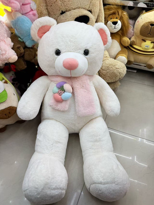 PELUCHE OSO BUFANDA FLOR 90CM
