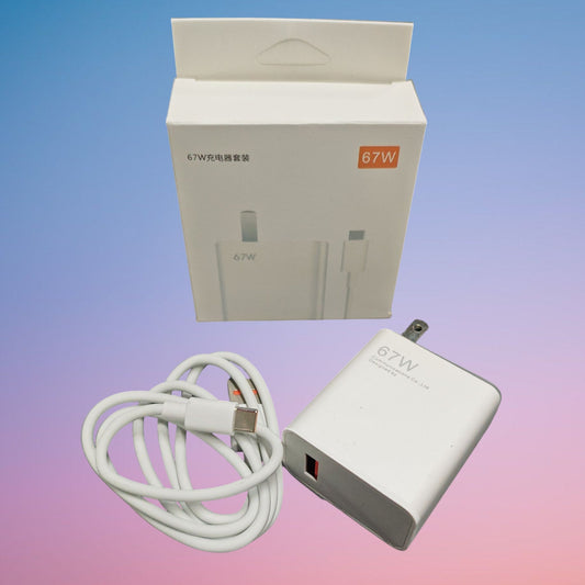 SET CARGADOR 67W TYPE-C