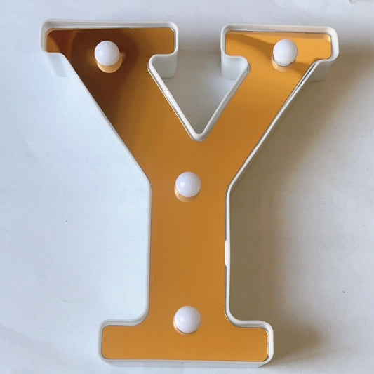 LAMPARA LETRA Y 16CM