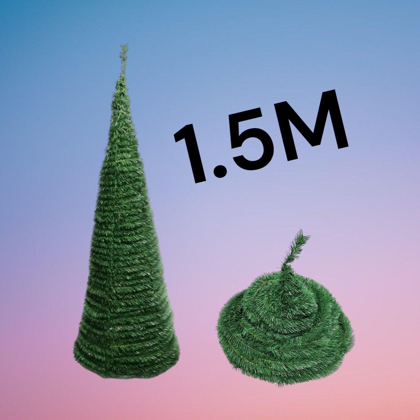 ARBOL NAVIDAD PLEGABLE 150CM