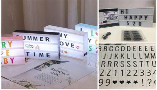 LAMPARA ROTULOS  LETRA GDE L A4