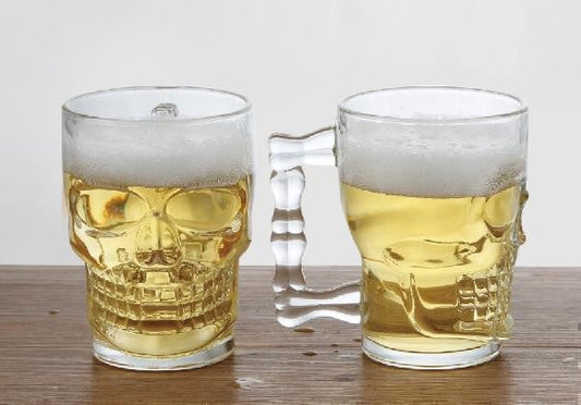 JARRA VIDRIO CALAVERA 400ML 2 PCS