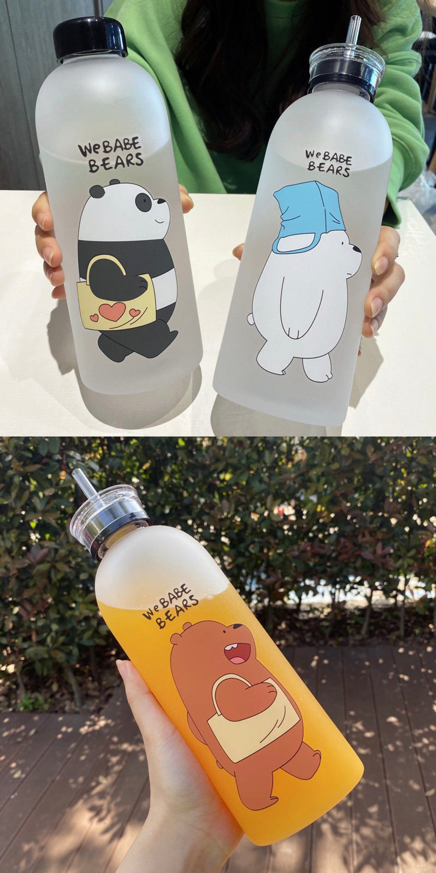 BOTELLA OSO TRANSPARENTE 1000ML