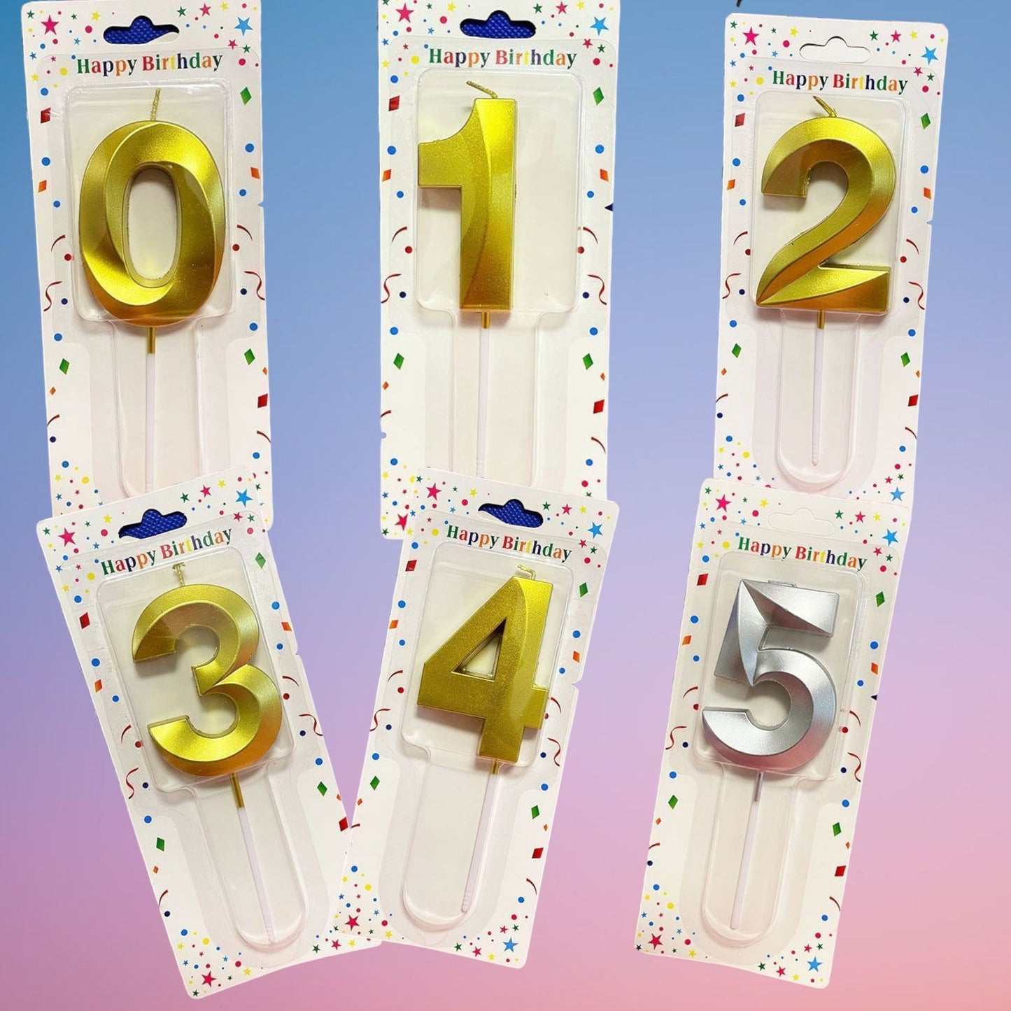 CANDELA NUMERO 7CM 0-5