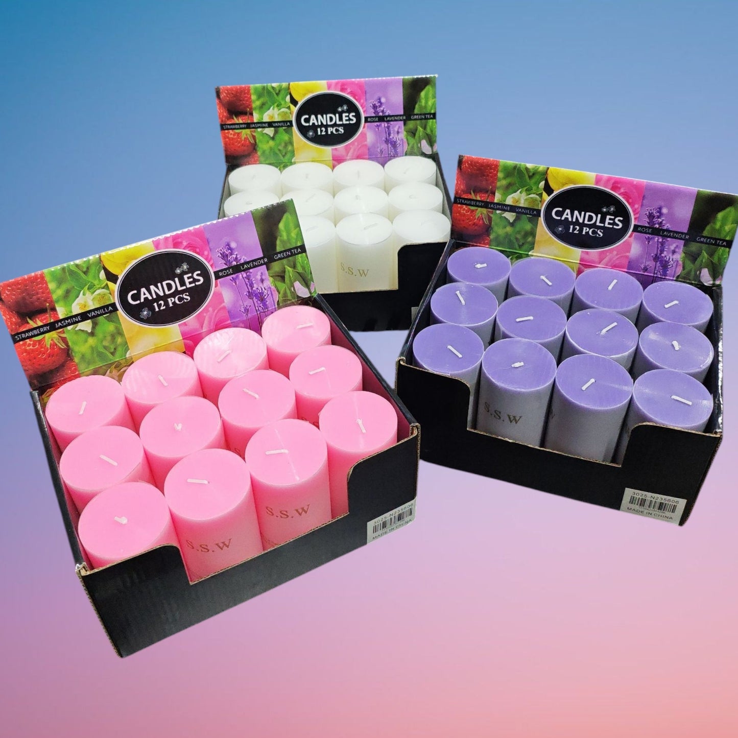 CANDELA CILINDRO 5*10