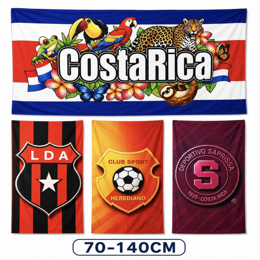 TOALLA DE PLAYA EQUIPO CR 70*140CM 850-13