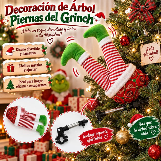 PIERNAS MOVILES DE GRINCH PARA ARBOL 14.8*35CM