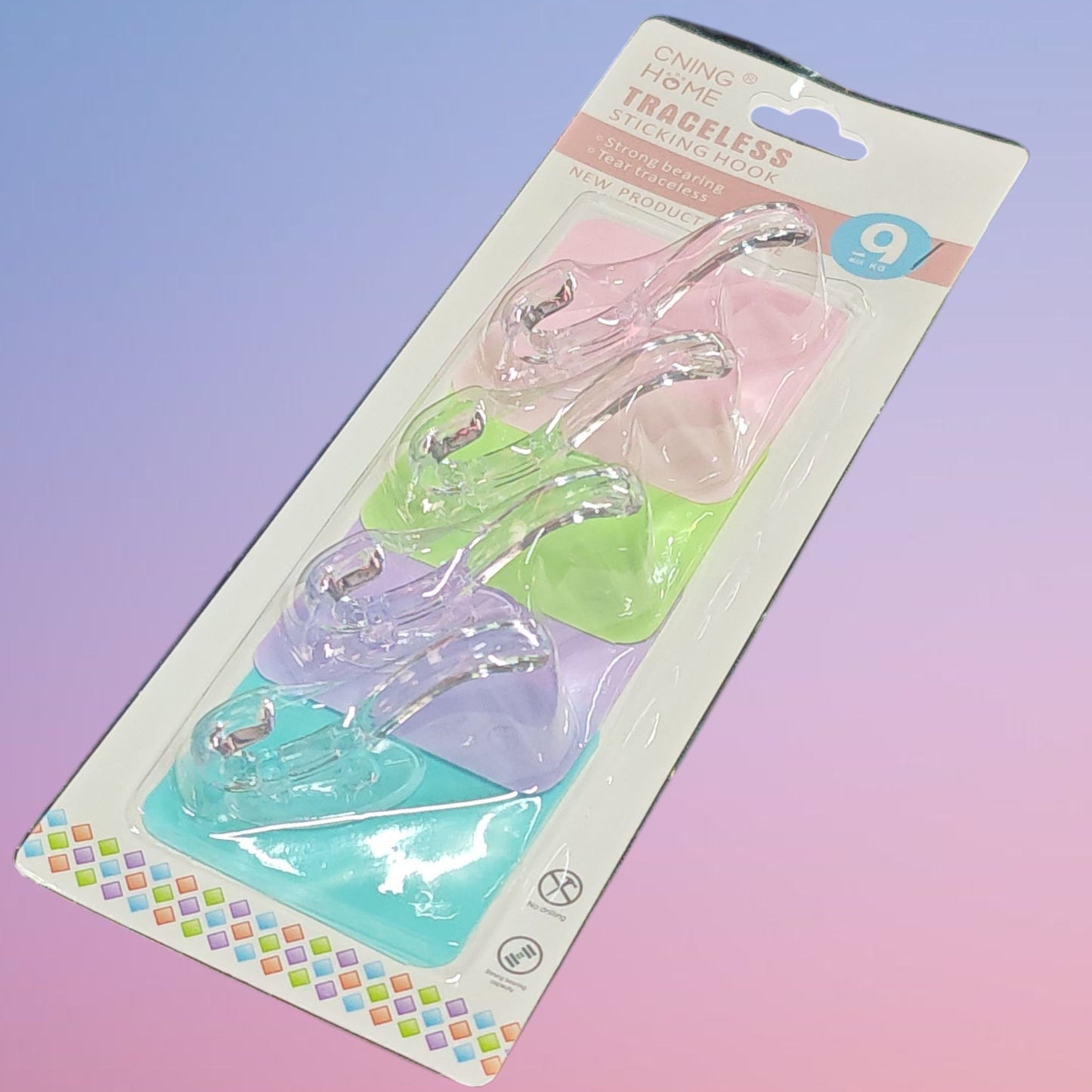 SET VENTOSA GANCHO 4PCS