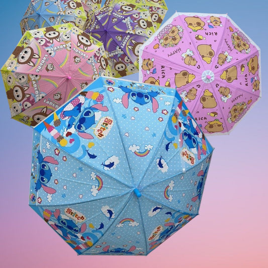 SOMBRILLA PLEGABLE STITCH CAPIBARA