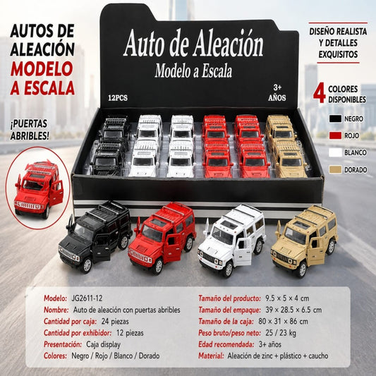 CARRO METAL HUMMER JG2611-12
