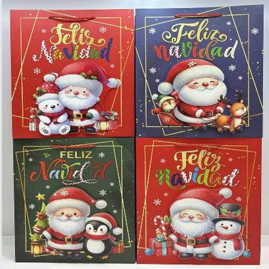 BOLSA REGALO NAVID M 32*26CM 7257