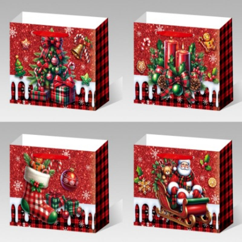 BOLSA REGALO NAVID S 24*18CM 1455H