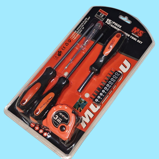 SET DESATORNILLADOR CON CINTA METRICA