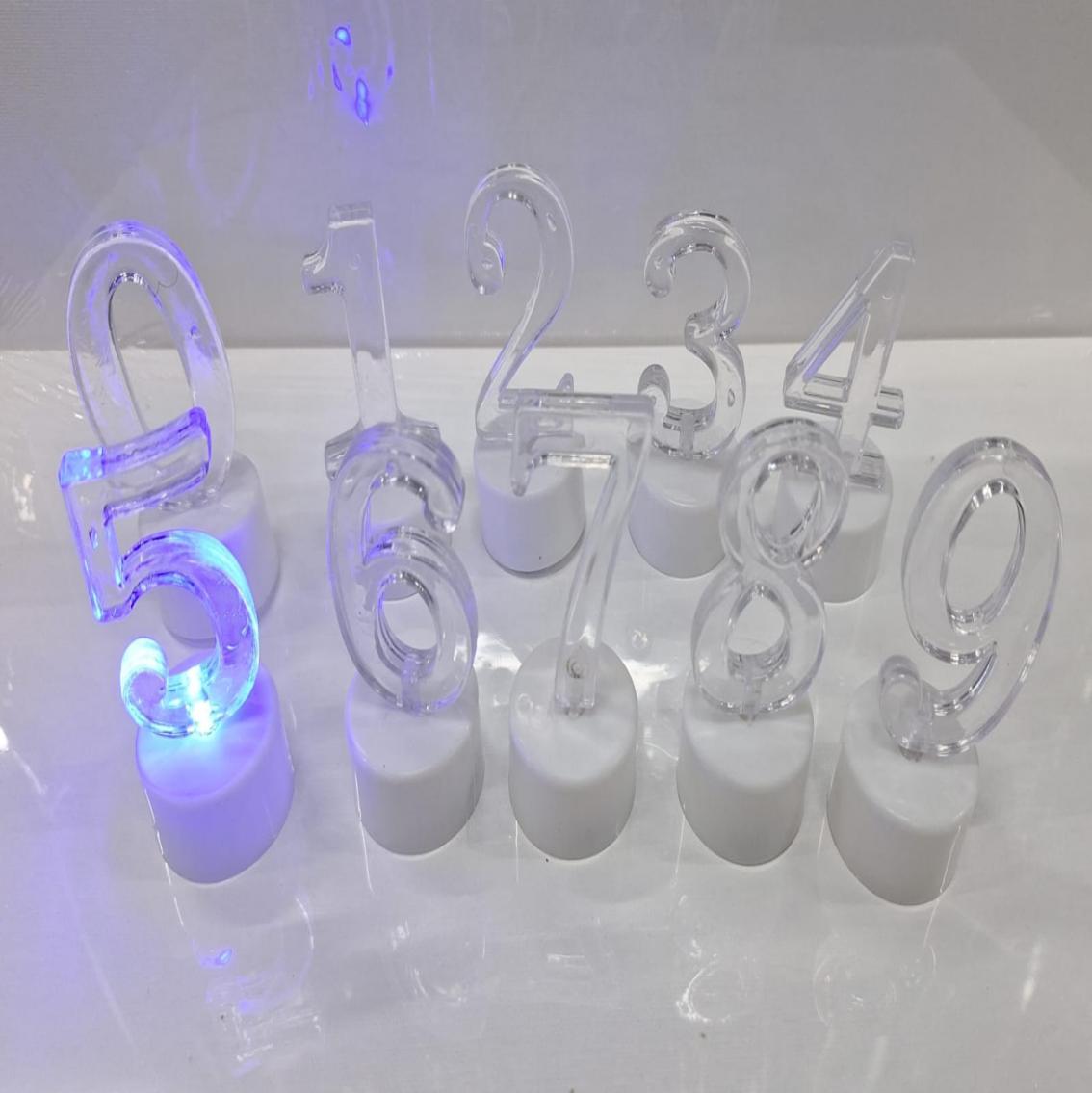CANDELA LED NUMERO 0-9