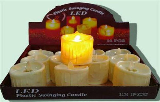 CANDELA LED BLANCA PEQ 5*7