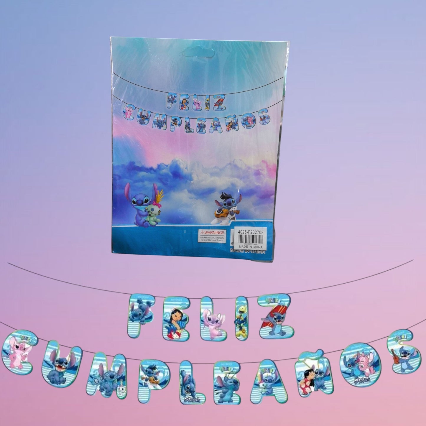 BANDERA FIESTA STITCH