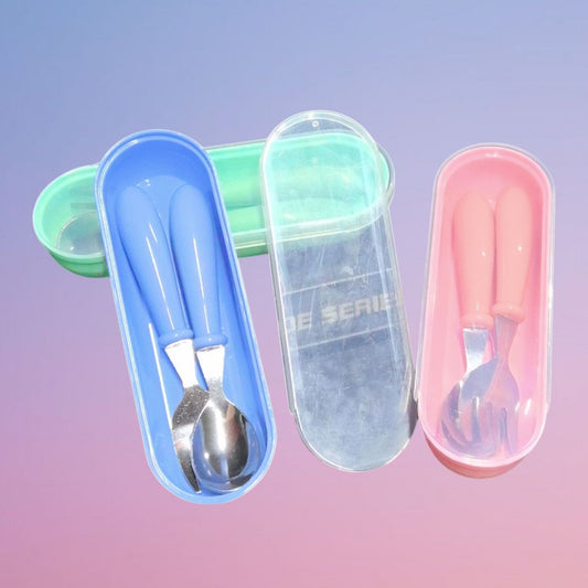 SET CUCHARA+TENEDOR5*15CM