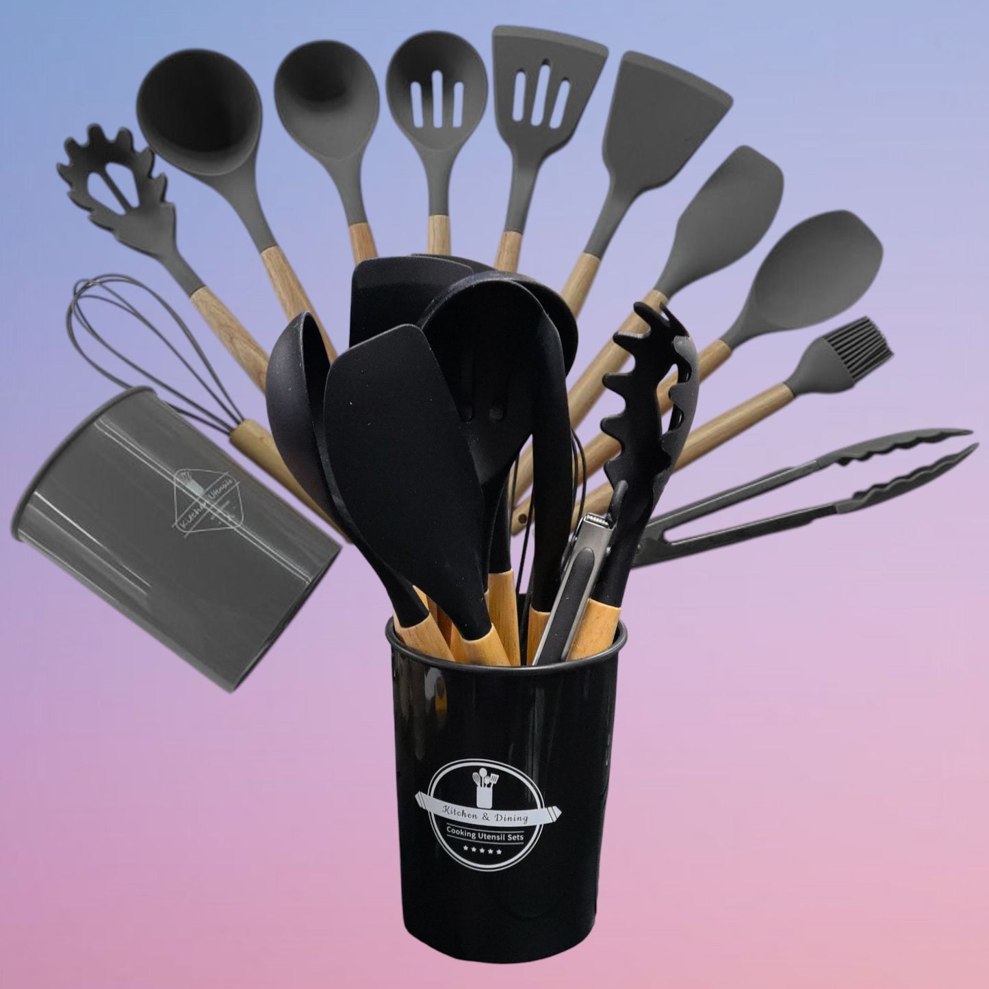SET DE UTENSILIOS COCINA SILICONA 12PCS 27264-528