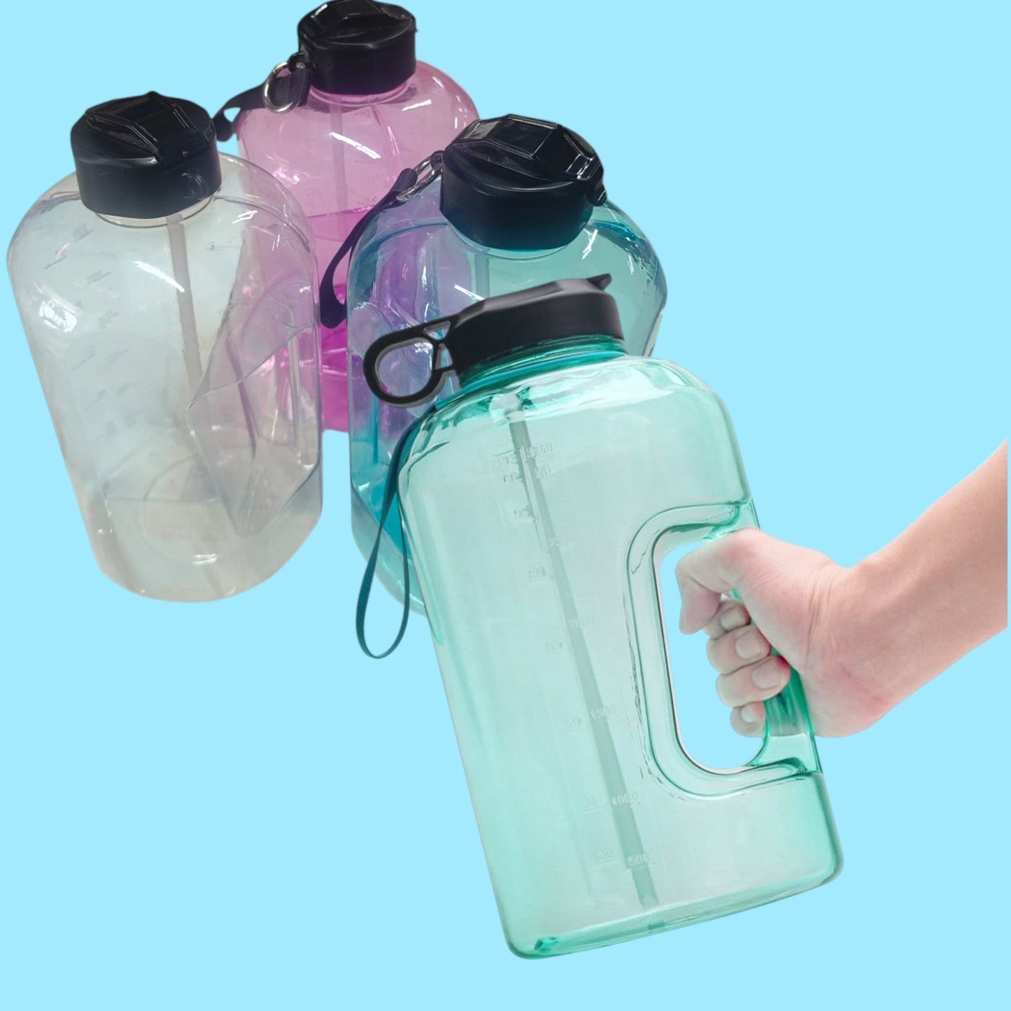 BOTELLA DE 1 GALON TRANSPALENTE