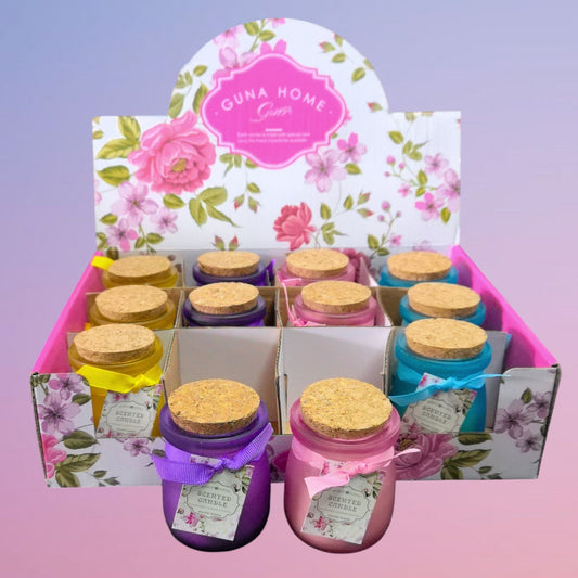 CANDELAS AROMATICAS  TAPA MADELA HK1010