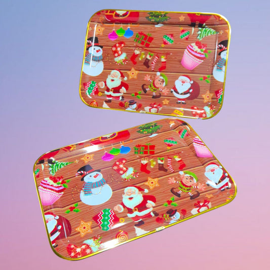 BANDEJA PVC NAVIDAD GDE 46*33 LG-2002-6