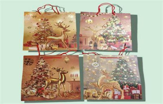 BOLSA REGALO NAVID M 32*26CM 5001