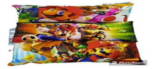 ALMOHADA LARGA PERSONAJE MARIO 40*120