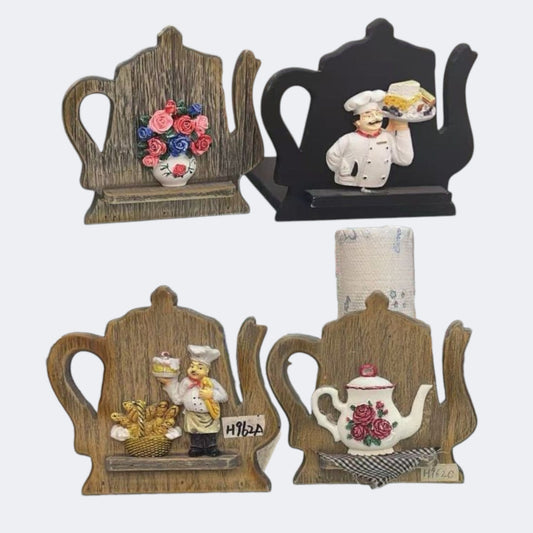 PORTA TOALLAS DE COCINA MADERA H962