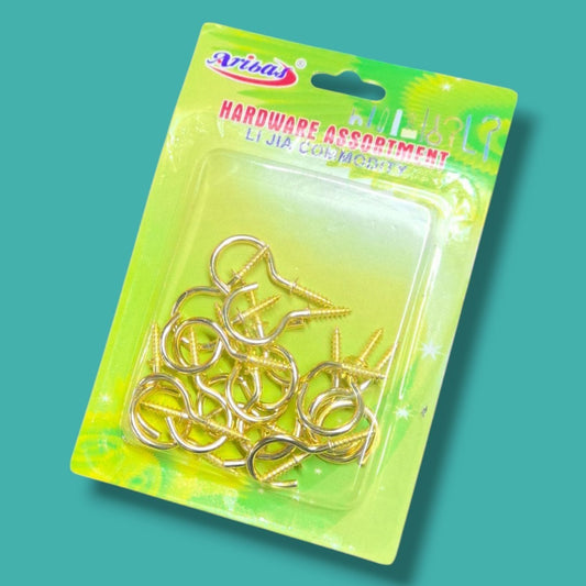 SET GANCHO TORNILLO 1PULG