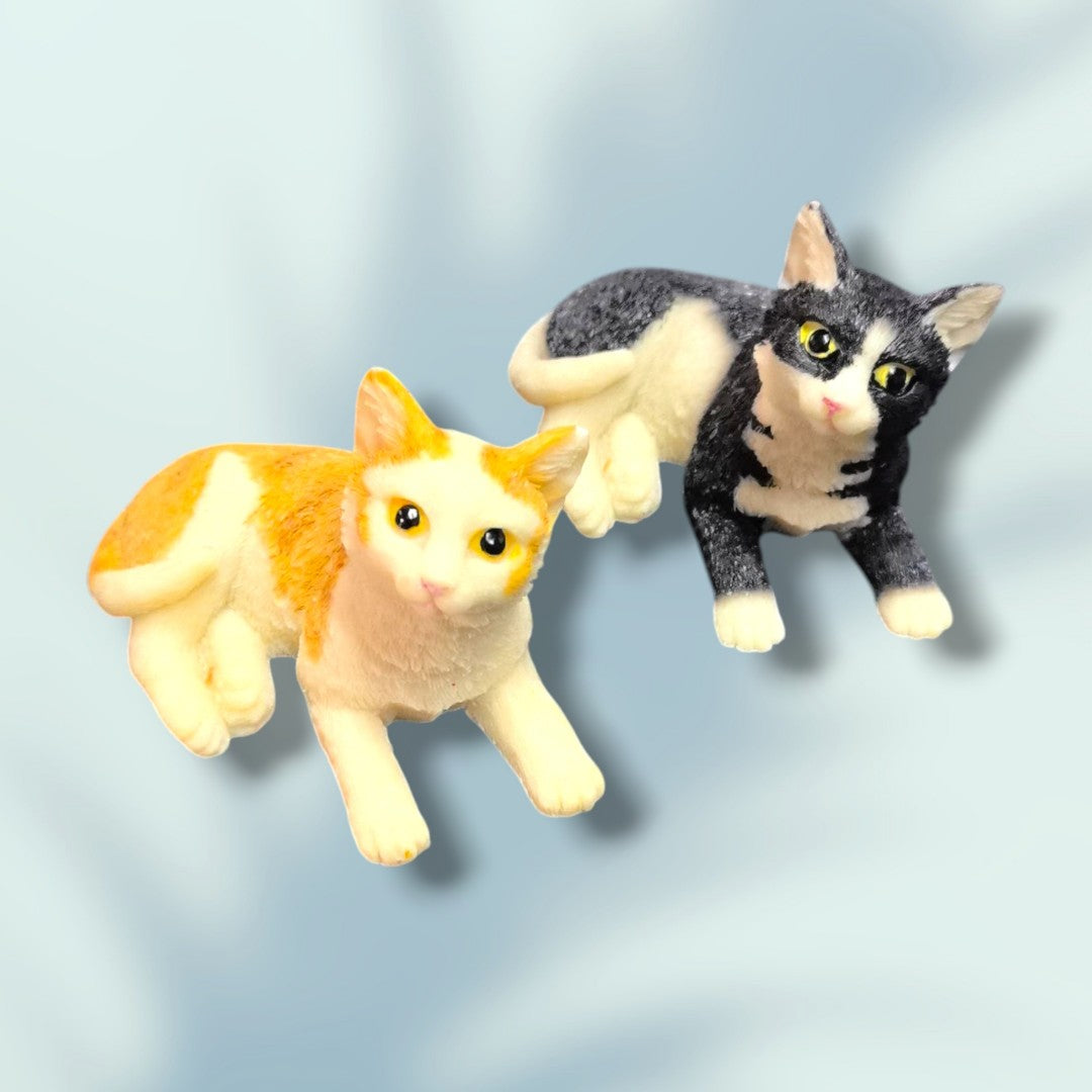 ADORNO GATO UN PAR PEQ 9740